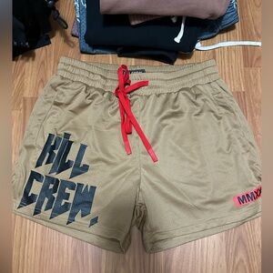 tan kill crew shorts L